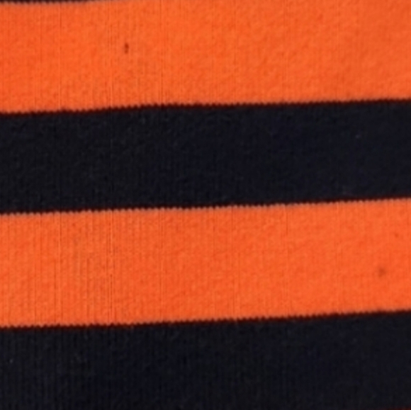 Lululemon Athletica Orange and Blue Striped Top - Picture 3 of 3